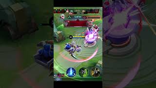 Surprising Enemies With Thunderbelt True Damage✨ shorts mlbb mlbbruby rubybuild rubybestbuild [upl. by Ylicic]