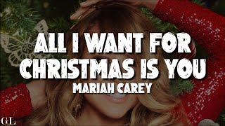 Mariah Carey  All I Want For Christmas Is You Lyrics [upl. by Corine]