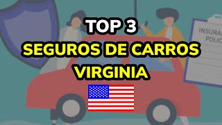 🥇 TOP 3 Seguros de Carros en Virginia Estados Unidos [upl. by Nira]