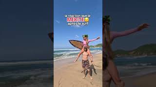 La réaction que je mérite après le surf😌🤙🏼🏄‍♀️ [upl. by Meggy]