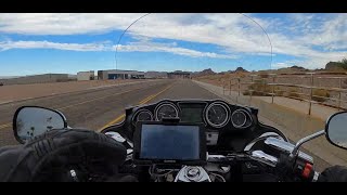 Riding from Lake Havasu City to Quartzsite Arizona on a 2022 Kawasaki Voyager [upl. by Atiuqet]