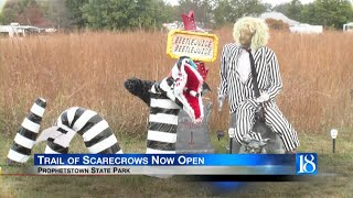 15th annual Trail of Scarecrows at Prophetstown State Park [upl. by Atinyl279]