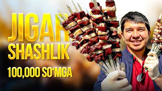 100000 SO’MGA QANCHA JIGAR SHASHLIK QILSA BO’LADI  TAYYORLAB KO’RAMIZ [upl. by Sluiter]