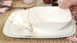 Corelle  Cherry Blossom 16 Piece Dinnerware Set [upl. by Paryavi]