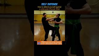 How to defend yourself against a collar grab in Pencak Silat Self defense N°1 shorts [upl. by Eimar503]