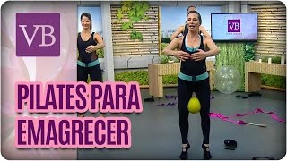 Pilates para Emagrecer e Fortalecer  Você Bonita 160117 [upl. by Ailatan]