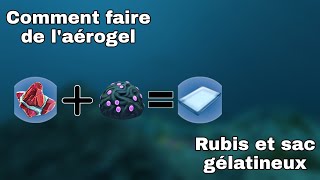 TUTO Comment faire de laérogel dans subnautica [upl. by Jenesia]