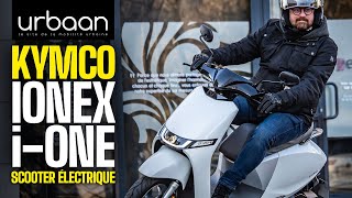 Essai scooter électrique Kymco iONEX iOne  2023  urbaanews [upl. by Pero]