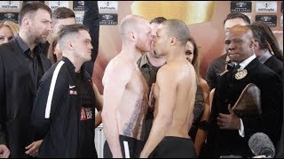 HEATED WORDS EXCHANGED GEORGE GROVES v CHRIS EUBANK JR  FULL amp COMPLETE WEIGH IN  WBSS [upl. by Gustafsson]