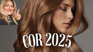 COR DE CABELO TENDÊNCIA 2025 PARA PINTAR SEM DESCOLORIR  COBRIR BRANCO  FAZER MECHAS [upl. by Mignonne792]