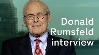 Donald Rumsfeld on Donald Trump Iraq and solitaire [upl. by Svensen444]