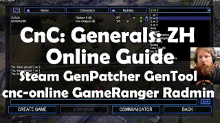 Command amp Conquer Generals Zero Hour online multiplayer guide  GenTool CNConline gameRanger Radmin [upl. by Rannug]