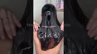 Publi ASMR de mi rutina de pelo con la gama Glycolic Gloss shorts short agatalluch [upl. by Ronnica]