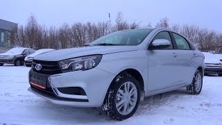 2015 Lada Vesta Обзор интерьер экстерьер двигатель [upl. by Melvyn31]