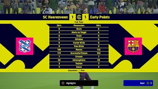 eFootball™ 2024 ● SC Heerenveen vs FC Barcelona League Gameplay [upl. by Annahvas182]