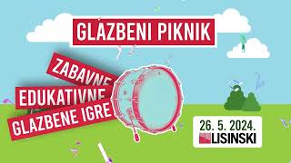 Glazbeni piknik Dvorane Lisinski – pikni za ulaznicu [upl. by Faust]