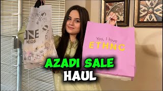 Azadi sale Shopping Haul [upl. by Ethel]