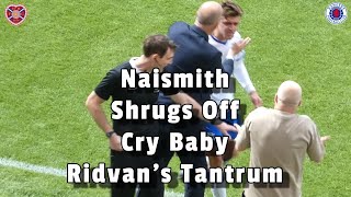 Steven Naismith Shrugs Off Cry Baby Ridvan Yilmaz Tantrum  Hearts 0  Rangers 0  030824 [upl. by Lal]