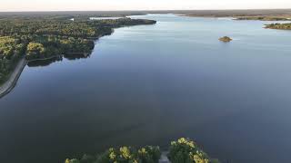 Drone 360 Above Rainbow Flowage  Lake Tomahawk Wisconsin [upl. by Abbye]