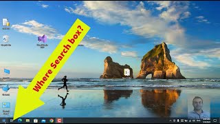 Two ways to show search box on Windows 2024 [upl. by Griz]