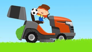 Campo da calcio perfetto Mcwheelie agiustatutto ripara il tagliaerba Cartone animato per bambini [upl. by Giffy]