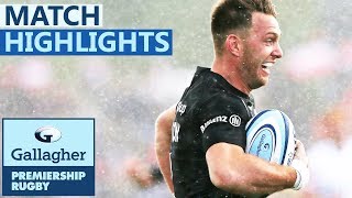 Saracens 387 Exeter  Sarries Run Riot Over Changed Exeter  Gallagher Premiership  Highlights [upl. by Hpseoj]