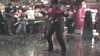 WatermelonMan Professional Dancer Dances Johnny Be Good Carnival Cruise Ship Watermelon Man [upl. by Kostival]