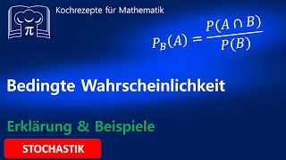 Bedingte Wahrscheinlichkeit mit Vierfeldertafel oder Baumdiagramm [upl. by Esinev]