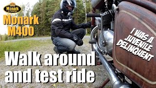 Monark M400 walk around and test ride [upl. by Einahpetse232]