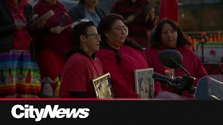 Sisters in Spirit vigil hosted in Calgary to honor Missing and Murdered Indigenous Peoples [upl. by Casia]