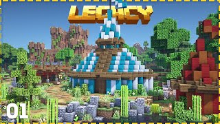 A Whole New Adventure  Legacy SMP  Episode 1 Minecraft Multiplayer Survival [upl. by Sheng]