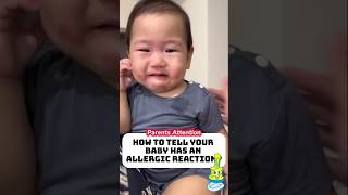 Careful Mom Signs Your Baby Allergics to New Foods 👶⚠️baby babyhealth allergies [upl. by Osnerol23]