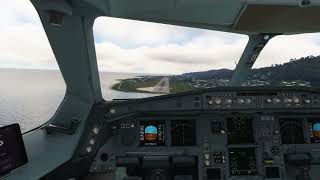 Airbus 330 Landing at Rarotonga International Airport [upl. by Norraj]