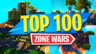 TOP 100 Best ZONE WARS Map CODES Of All Time In Fortnite Creative All Seasons [upl. by Ellenohs]