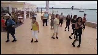 Pizziricco  Line Dance Mallorca [upl. by Anileba]