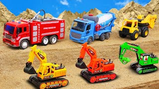 Mega RC Trucks RC Heavy Haulage Transport RC Volvo Lesu BL71 RC Wheel Loader Dozer  Mega Trucks [upl. by Aerdied]