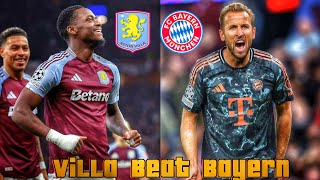 Aston Villa Beat FC Bayern MunichAnalysis VideoNP [upl. by Mahau]