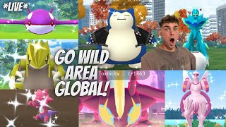 ✨Playing The Global Pokemon Go Wild Area Event In Japan✨LIVE [upl. by Esiuol691]