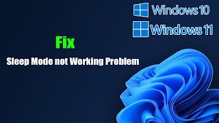 Fix Windows 11 Sleep Mode not Working Problem [upl. by Reldnahc446]