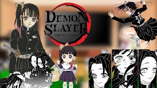 Kanao past bullies react to her  gacha nebula  Demon slayer reaction video [upl. by Nomyad]