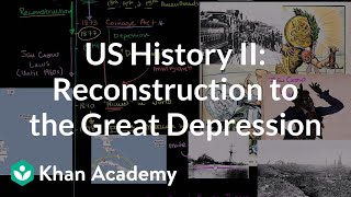 US History Overview 2  Reconstruction to the Great Depression [upl. by Danialah]