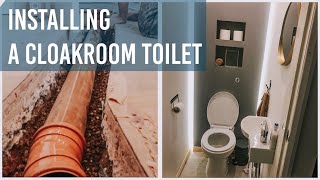 Install a cloakroom toilet part one [upl. by Niple]