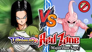 EZA LR TEAM UNIVERSE 7 VS RED ZONE KID BUU NO ITEMS Dragon Ball Z Dokkan Battle [upl. by Aihsa692]