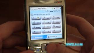 Palm Treo 700p Verizon Wireless [upl. by Lectra798]