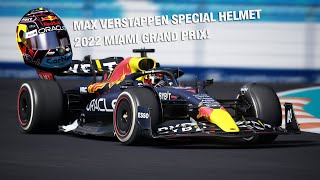 Max Verstappen Special Helmet For 2022 MiamiGP  Assetto Corsa MOD F1 22 [upl. by Kieran]