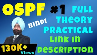 OSPF  Open Shortest Path First  OSPF Routing protocol Tutorial  OSPF in Hindi  Video 1 [upl. by Otrebor458]