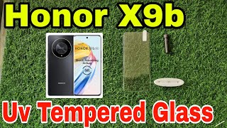 Honor x9b 5g Uv tempered glass  Tempered Glass For Honor X9b Devi Tech [upl. by Leuname]