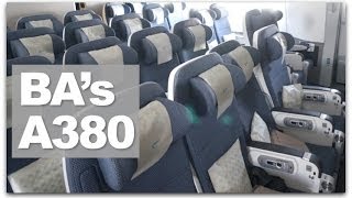 British Airways A380  Economy amp Premium Economy Reviewed [upl. by Calore531]