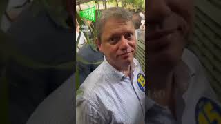 Tarcísio reafirma apoio a Beto Piteri em Barueri [upl. by Jessa]