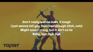 🌟NSYNC bye bye bye Letra Deadpool y Wolverine 🚩 [upl. by Danielson342]